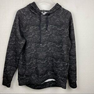 Koral Sweater XS Womens Gray Black Thumbholes Pock